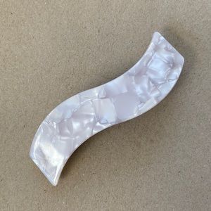 Anthropologie Acrylic Opaque Barrette
